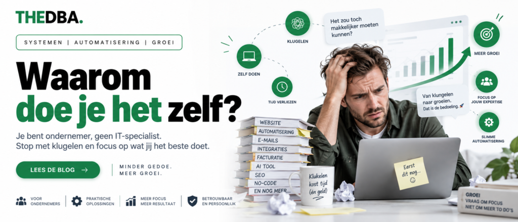 Waarom Doe jij het zelf?
