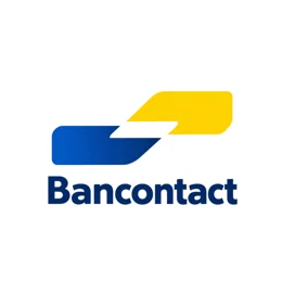 Bancontact logo: pay with Bancontact for customers in Belgium