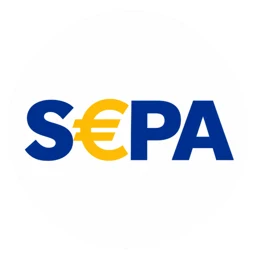 SEPA logo: European bank transfer and direct debit